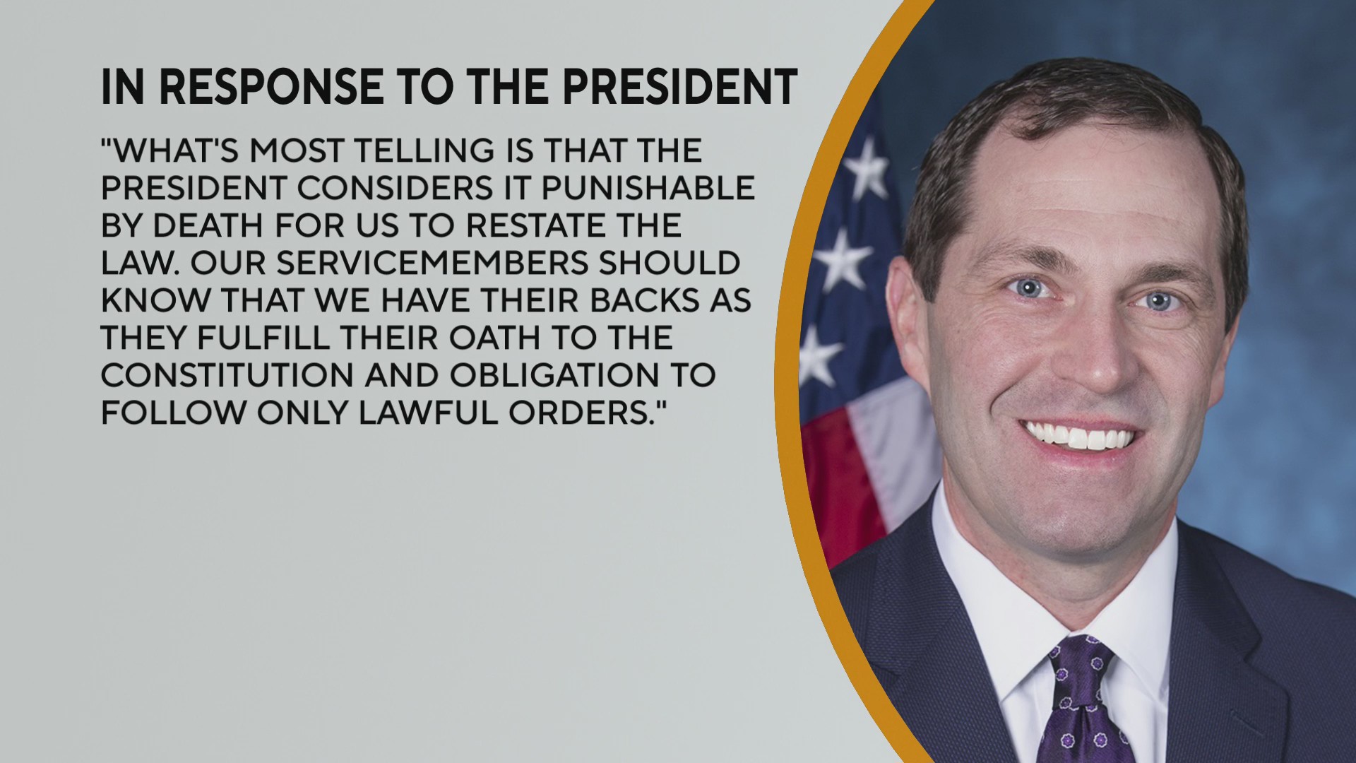 Colorado Congressman Jason Crow condemns President Trump's threats over ...