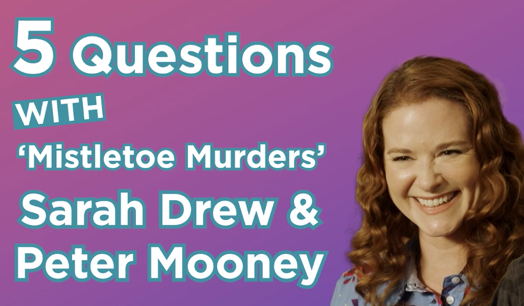 Exclusive Video Mistletoe Murders' Sarah Drew's Dream Role Is in the