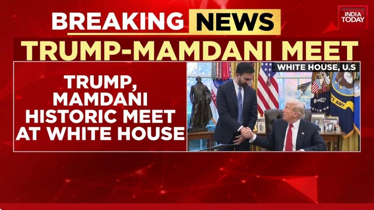 Trump And NYC Mayor-Elect Mamdani Meet At White House, Vow To Work ...