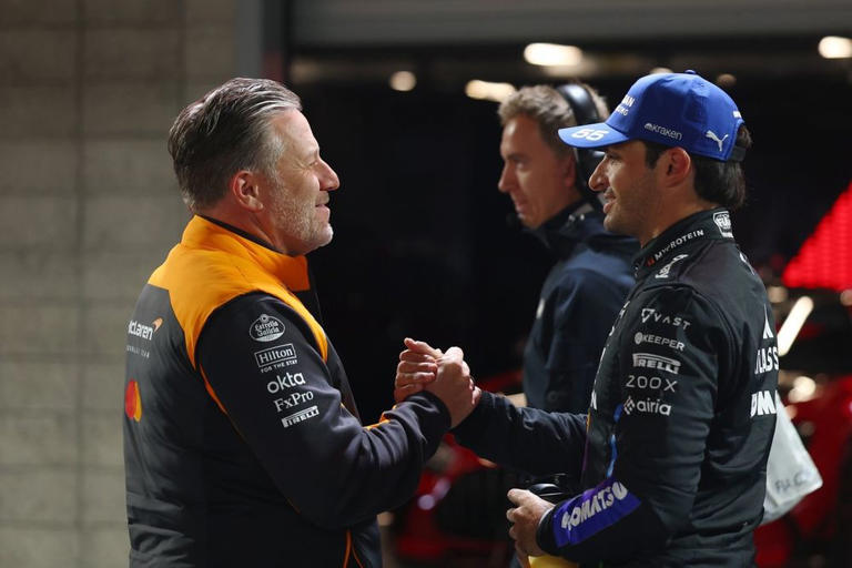 Sainz at risk of losing third on grid for Las Vegas GP after Stroll ...