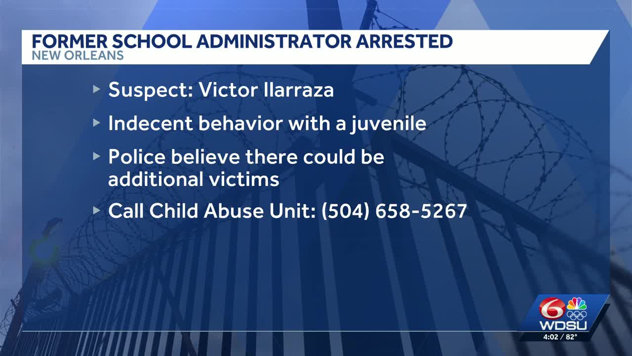 Former school administrator arrested for indecent behavior with minor