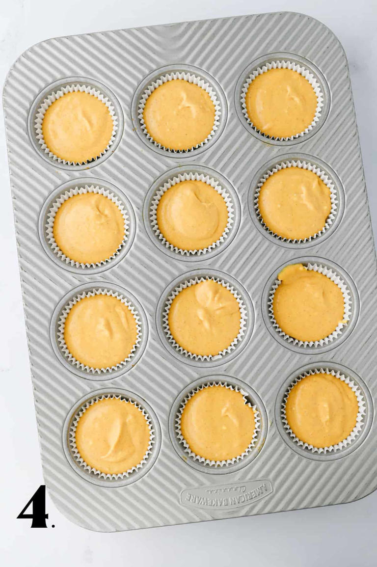 Mini pumpkin cheesecakes