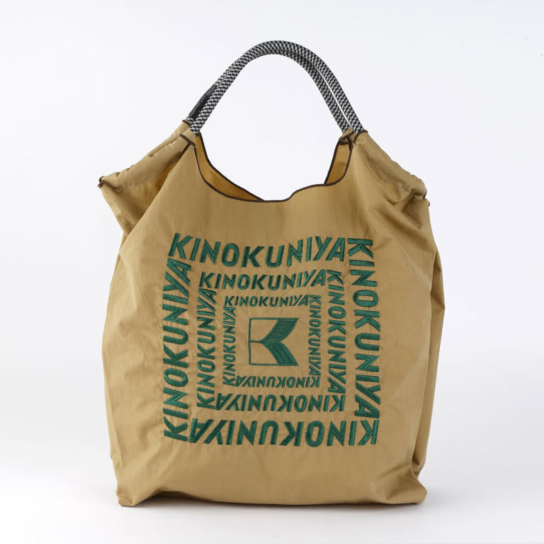 紀ノ国屋　KINOKUNIYA ボールアンドチェーン　エコバッグ　２個セット 6050円刺繍バッグが素敵すぎる！」紀ノ国屋×ボールアンドチェーン2色