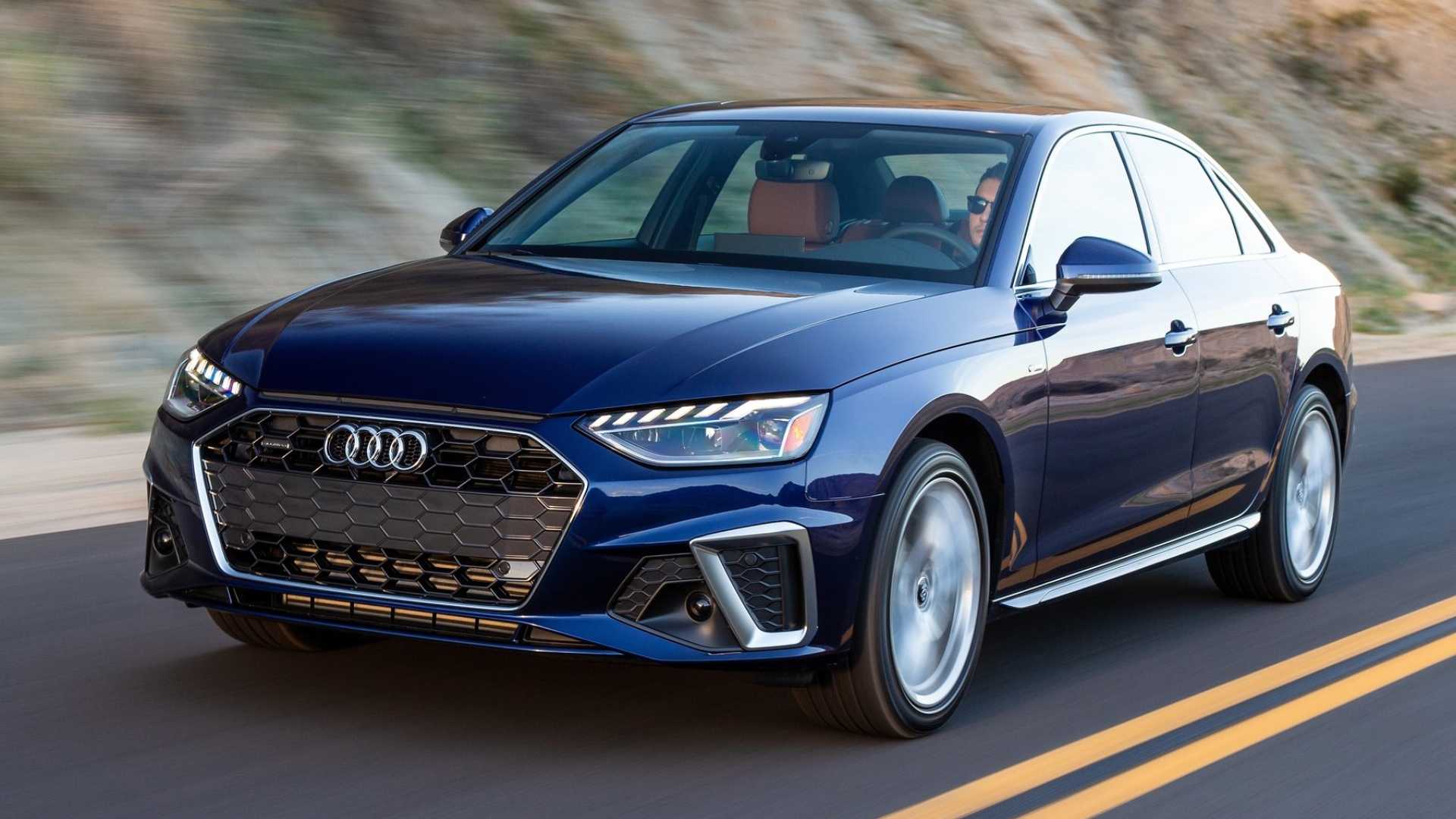 Blue 2020 Audi A4-1