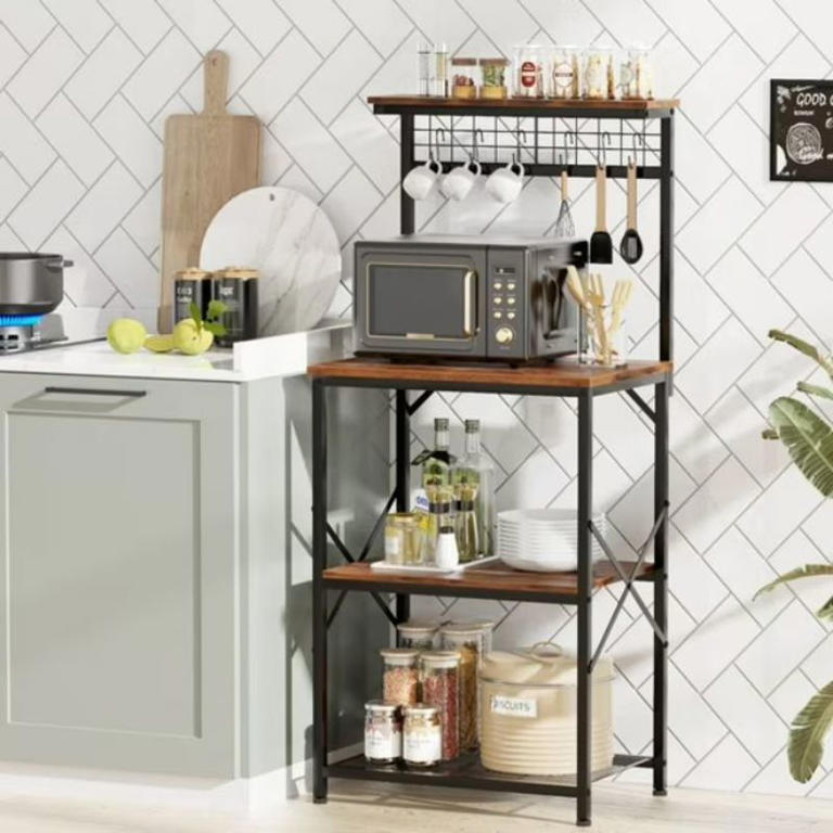 Walmart Has a 'Really Cute' 4-Tier Baker's Rack on Sale for Just $37 ...
