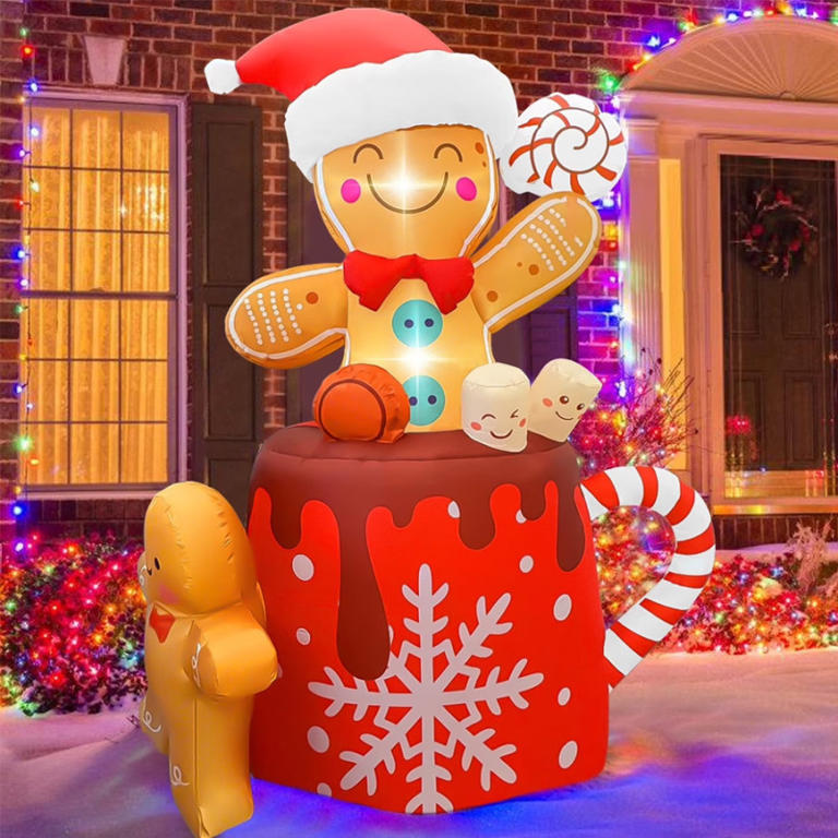 Walmart Has an 'Adorable' Inflatable Gingerbread Man for Just $40 That ...