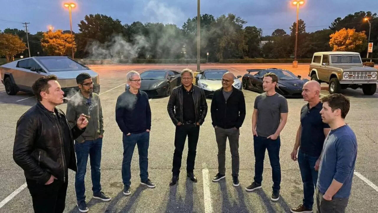 $1 trillion squad: Musk, Zuckerberg, Pichai, and fellow billionaires break the internet with viral AI photo