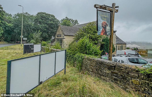 A specialist archaeological team found significant remains possibly linked to the nearby burial mound under the pub's car park itself 