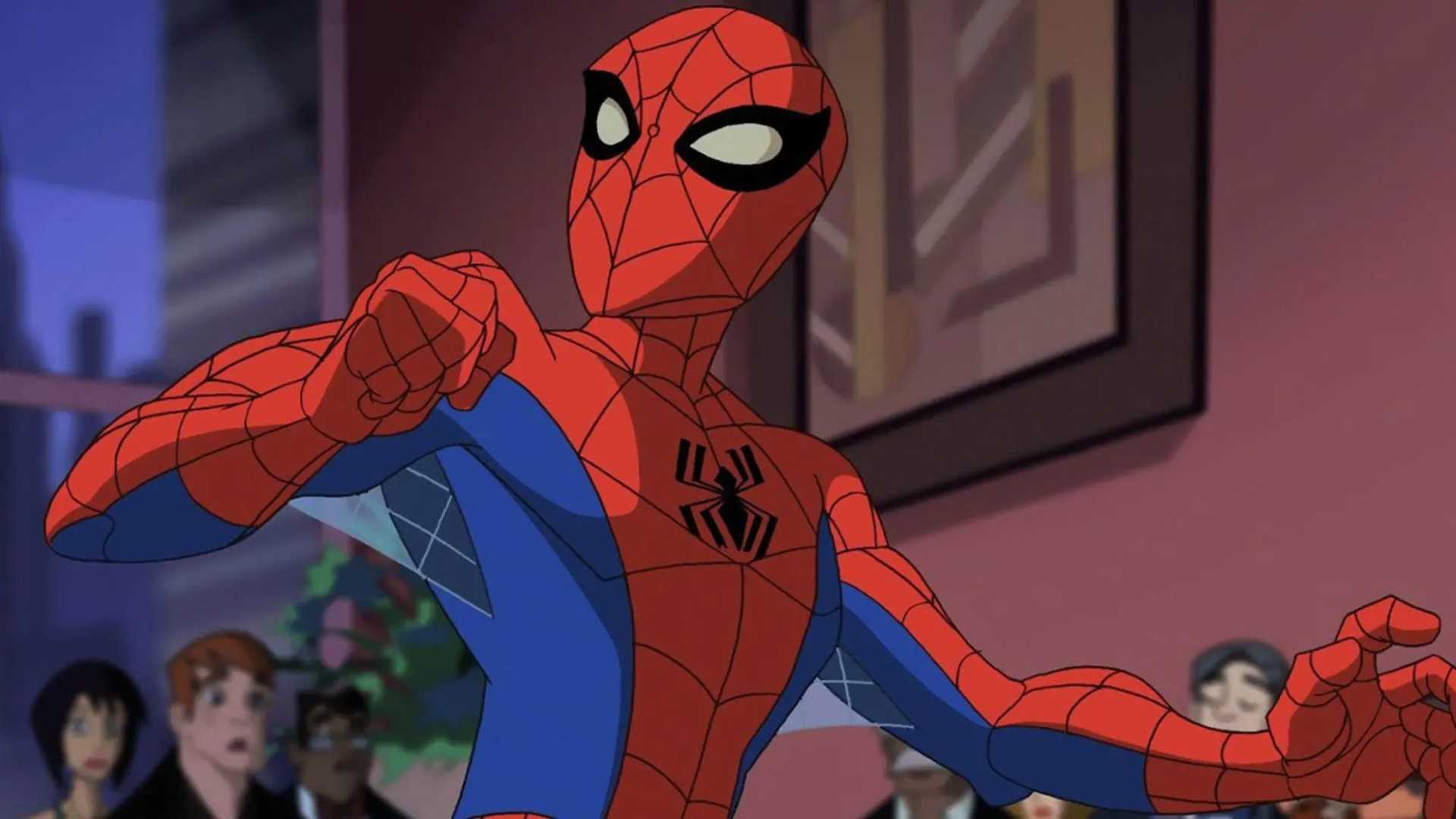 Spider-Man confused in The Spectacular Spider-Man