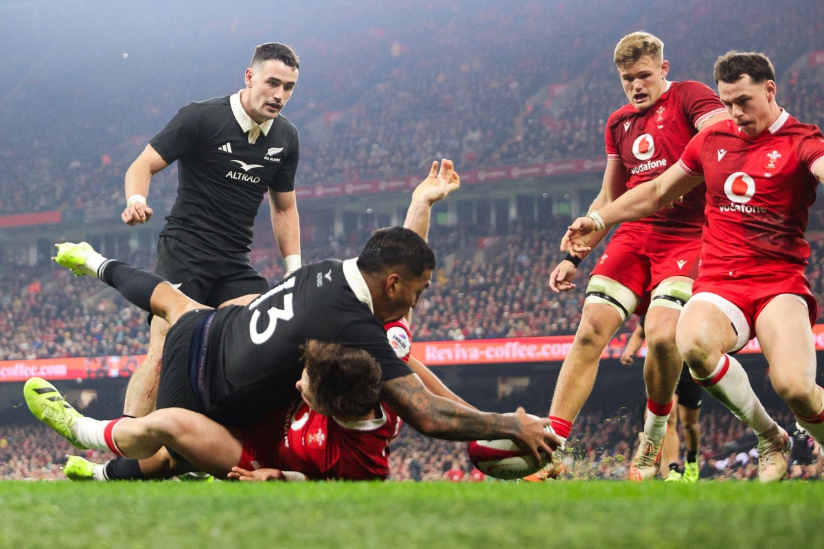 Spirited Wales go down fighting but wait for All Blacks win goes on