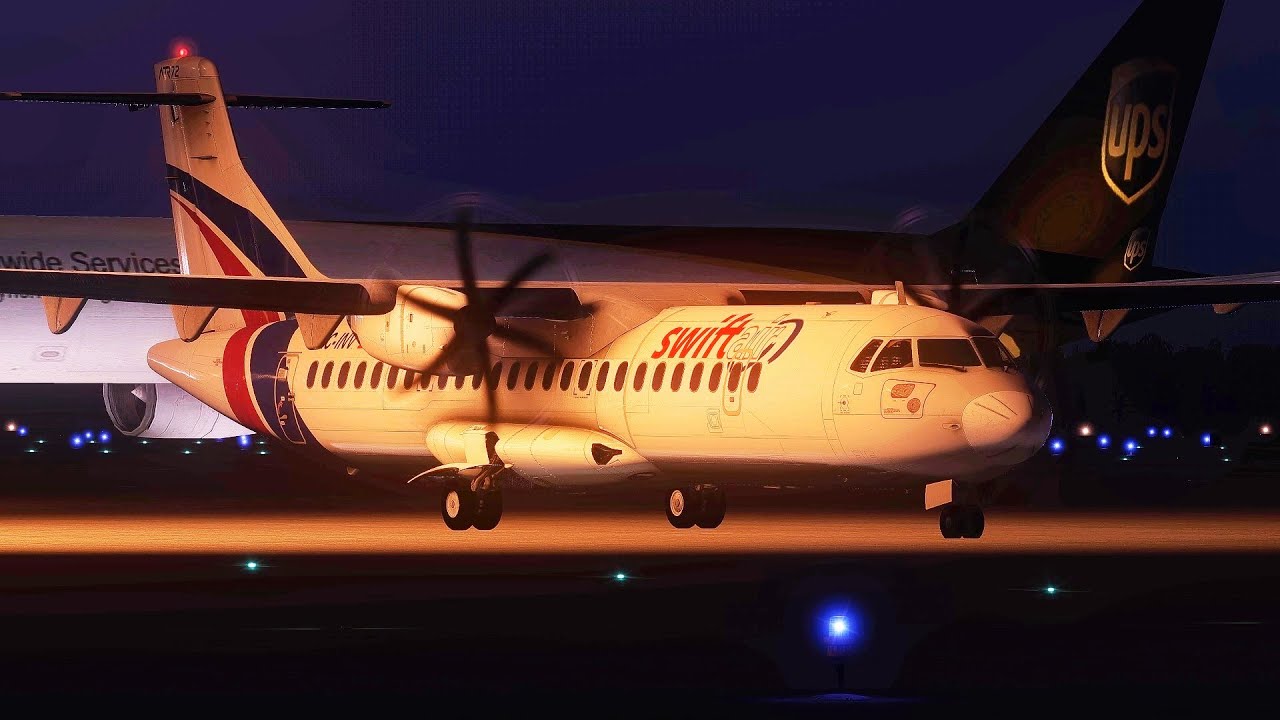 ATR 72 freighter fails to take off in the dark