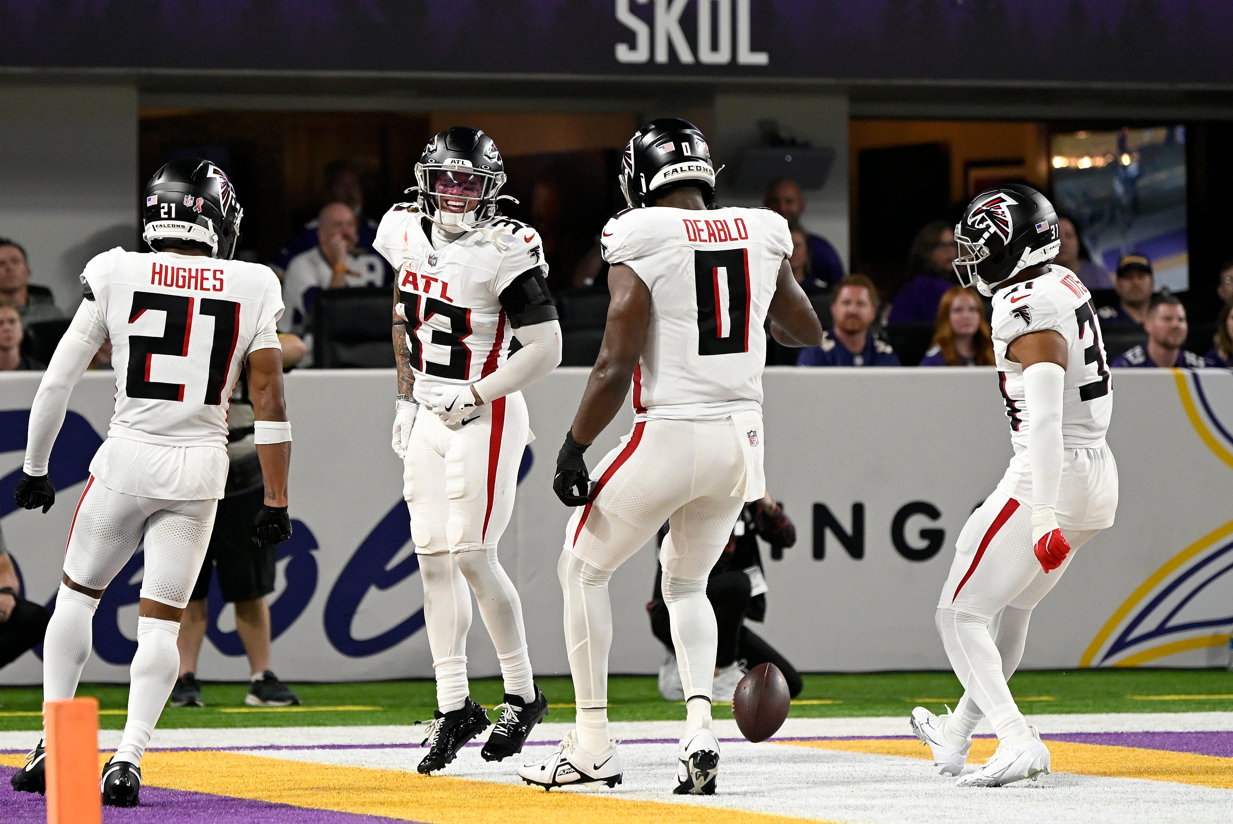 Falcons missing two key defensive players at Thursday's practice