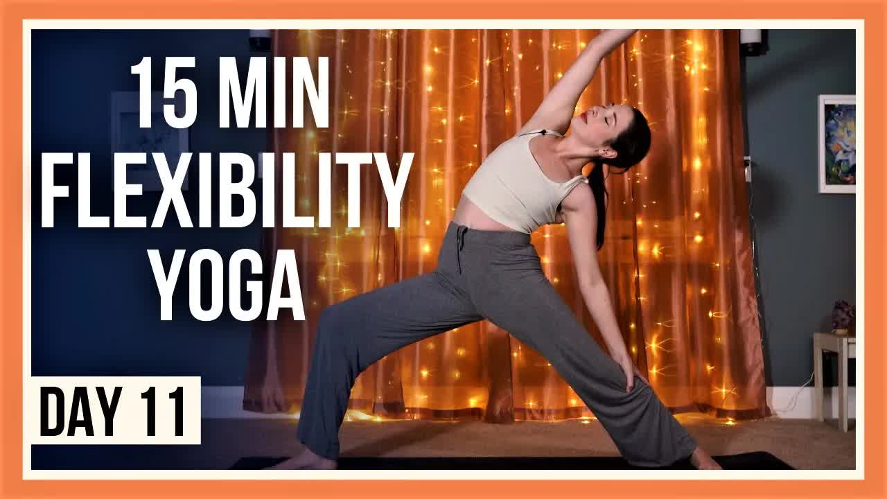 15 min Evening Yoga Stretches – Day #11 (FULL BODY FLEXIBILITY YOGA)