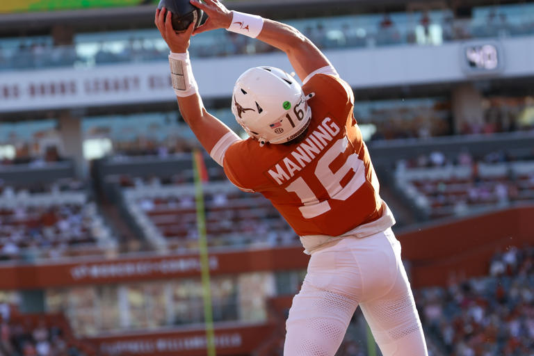 Arch Manning totals 6 TDs with a receiving TD, rushing TD and 4 passing ...