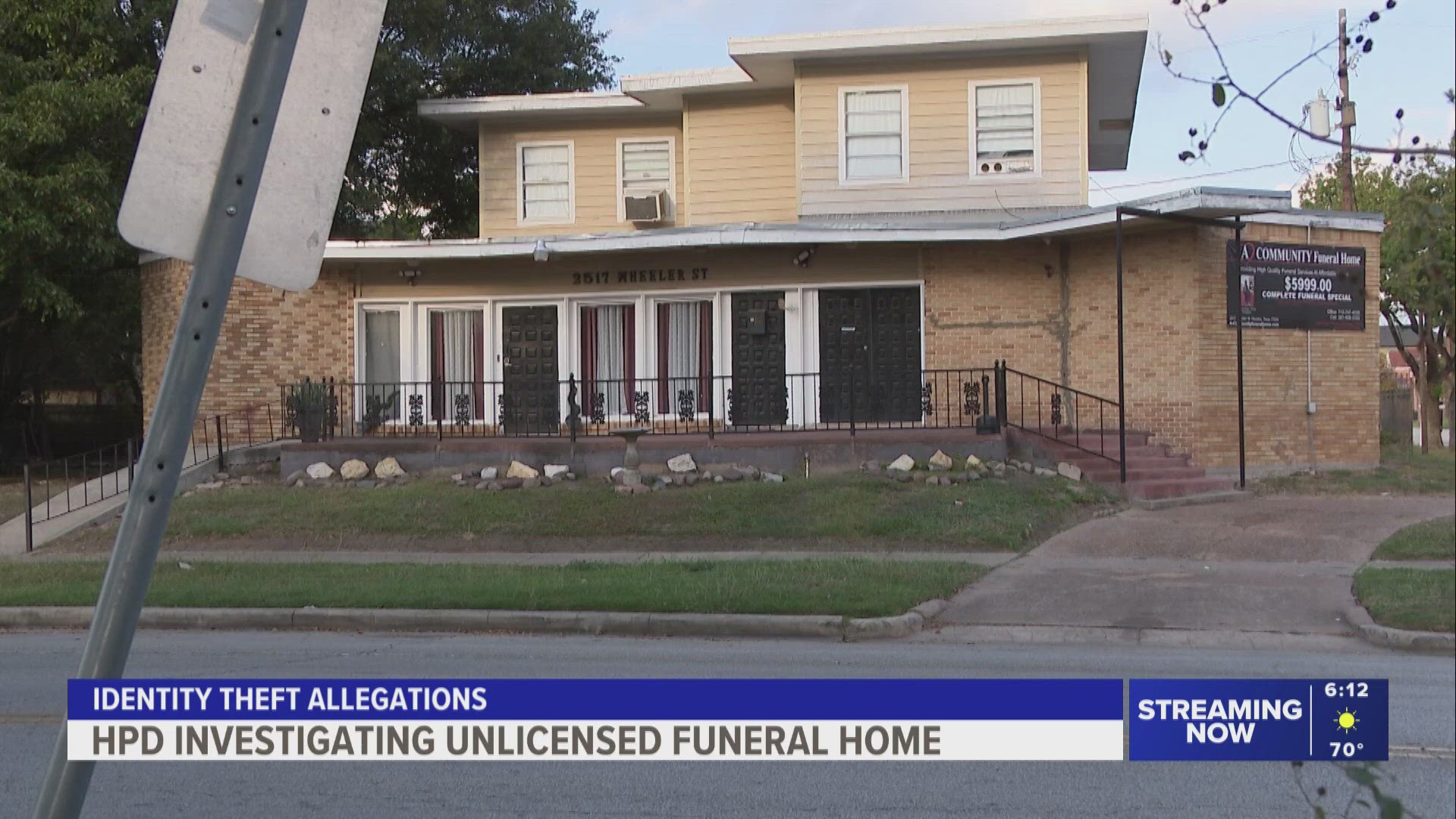 Funeral home operating on revoked license under HPD investigation