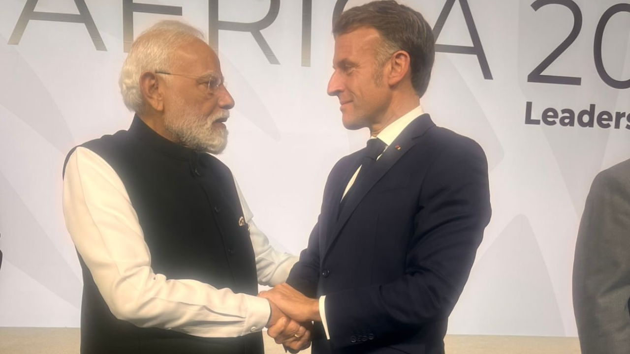 'Long live friendship between our countries!': Macron hails India ...