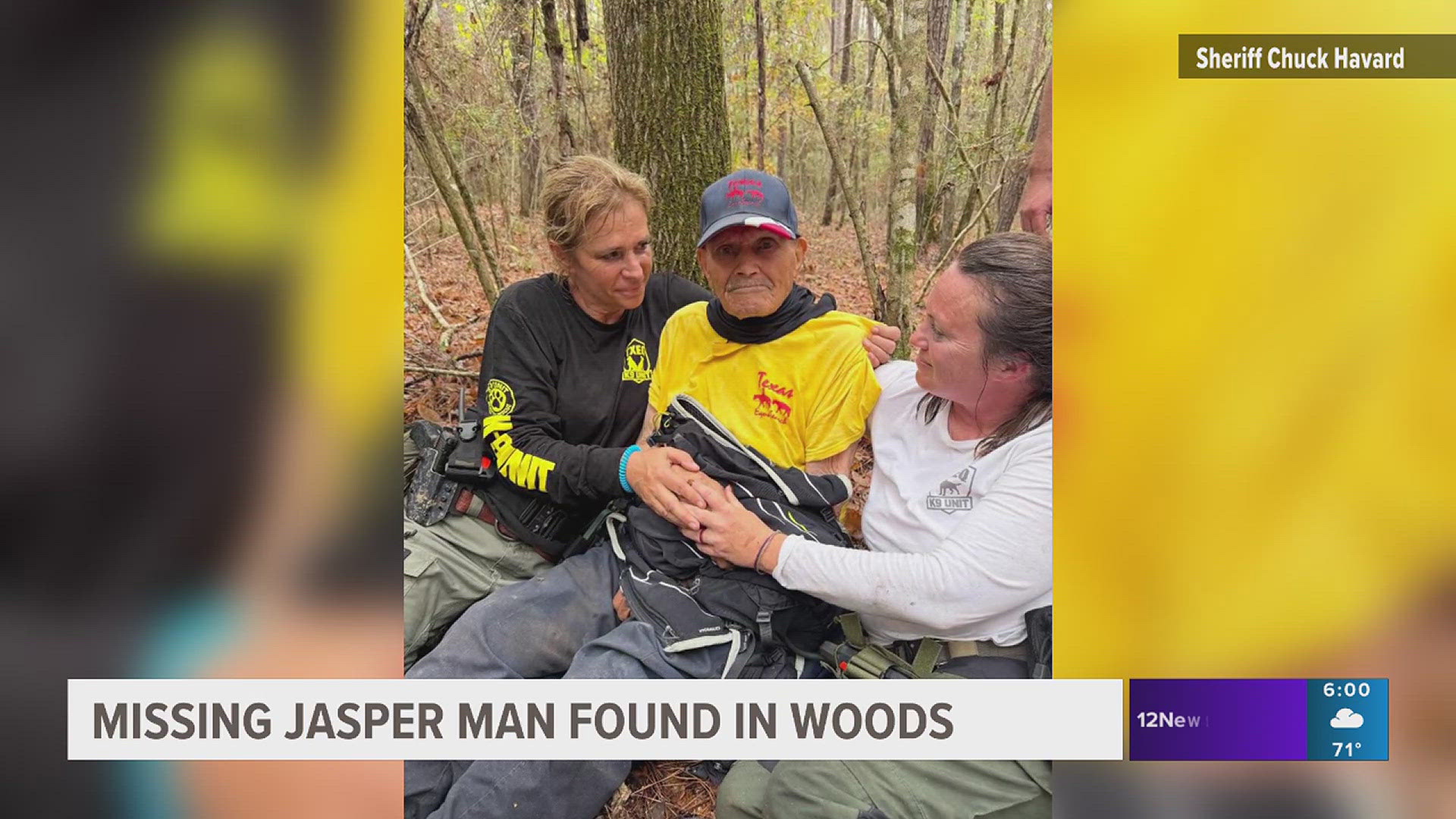 Missing 96-year-old Jasper man found alive in wooded area