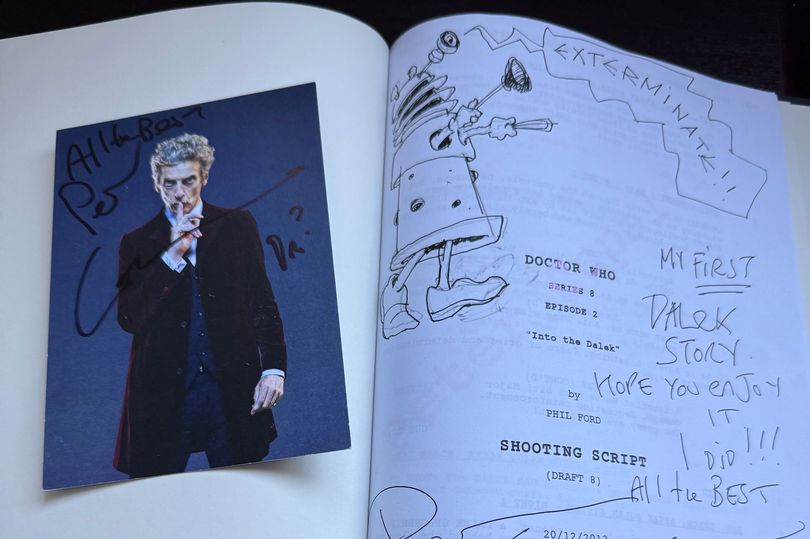 Treasure trove of Peter Capaldi's Dr Who memorabilia in raffle to help ...
