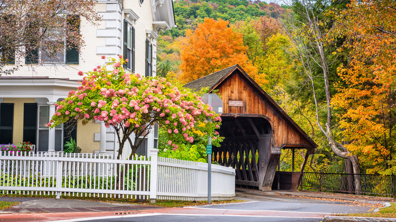 Woodstock, Vermont's Middle Covered Bridge