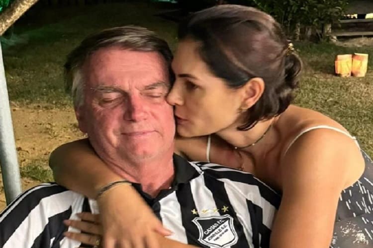 Jair Bolsonaro e Michelle Bolsonaro (Foto: Instagram)