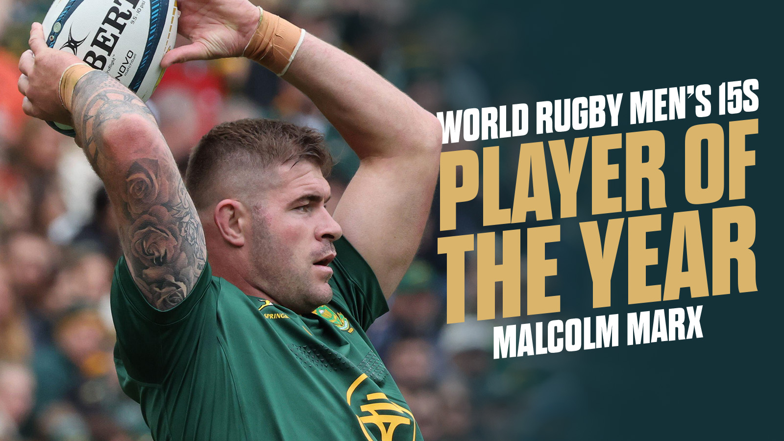 World Rugby Awards: Malcolm Marx beats fellow Springboks to top gong as ...