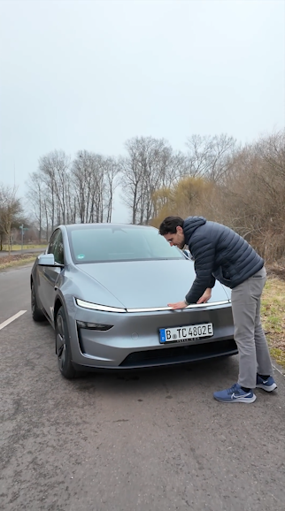 Tesla Model Y Remote Frunk Feature