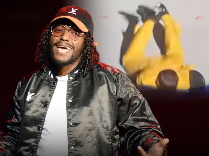 R&B Singer Lloyd Faceplants Onstage, on Video