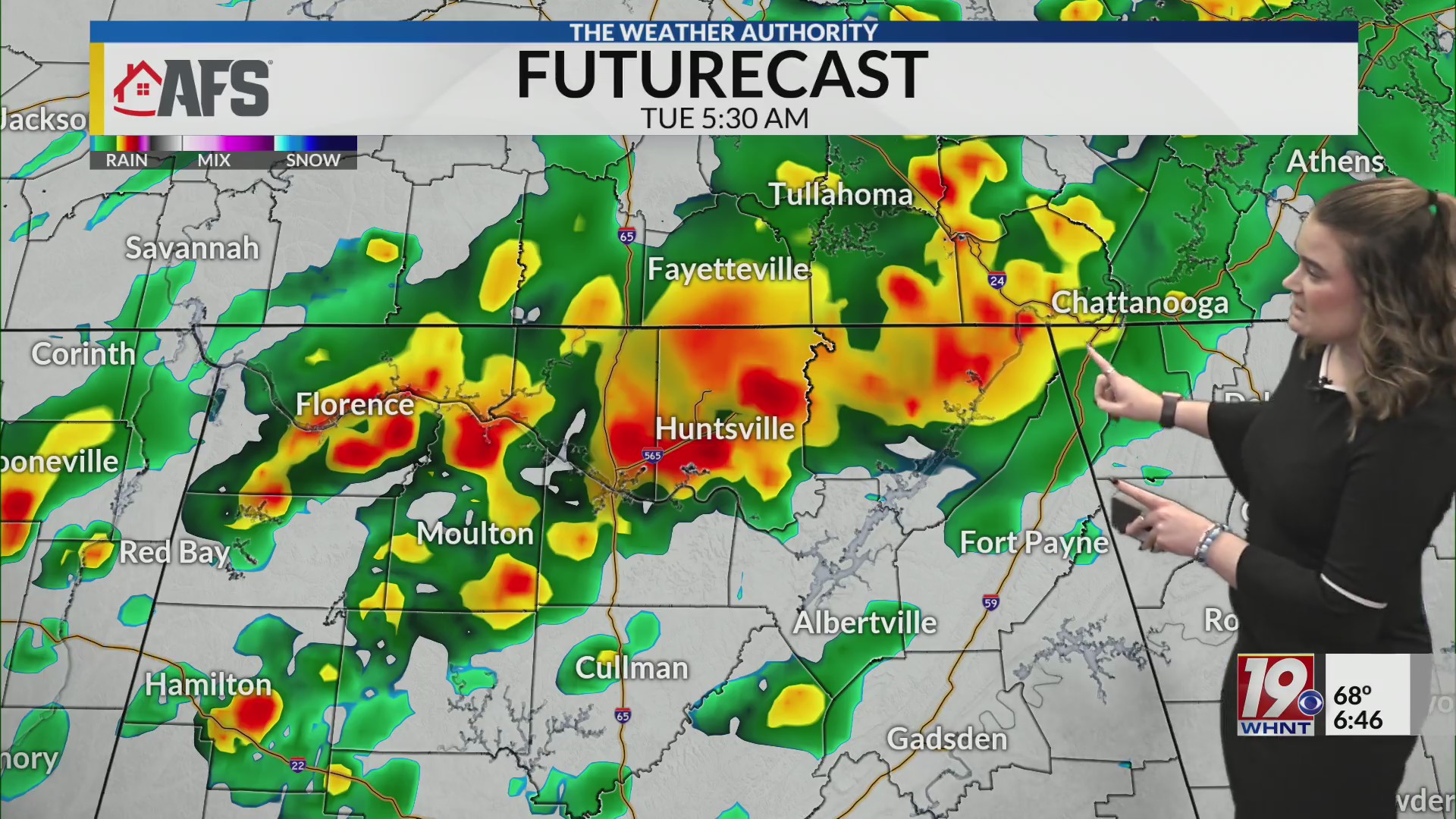 Saturday Evening's Forecast Update (11/22/2025)