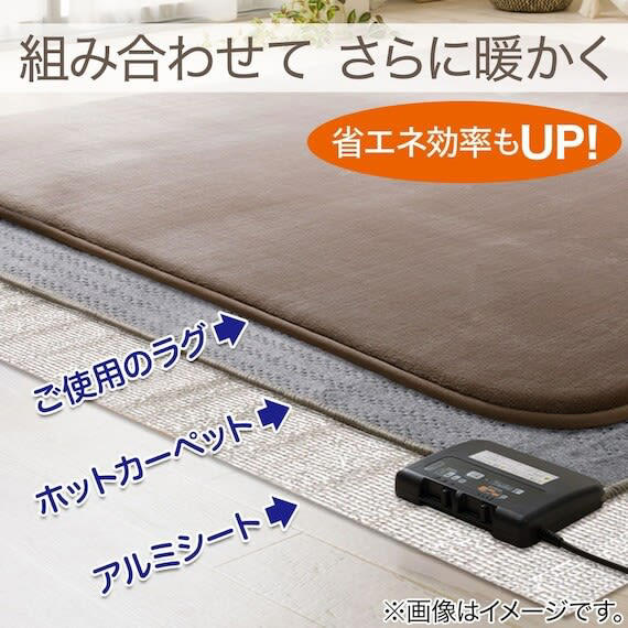 ニトリ　ホットカーペット　と　アルミシート 買ったほうがいい」ニトリ〈599円アルミシート〉で防寒＆節電できそう