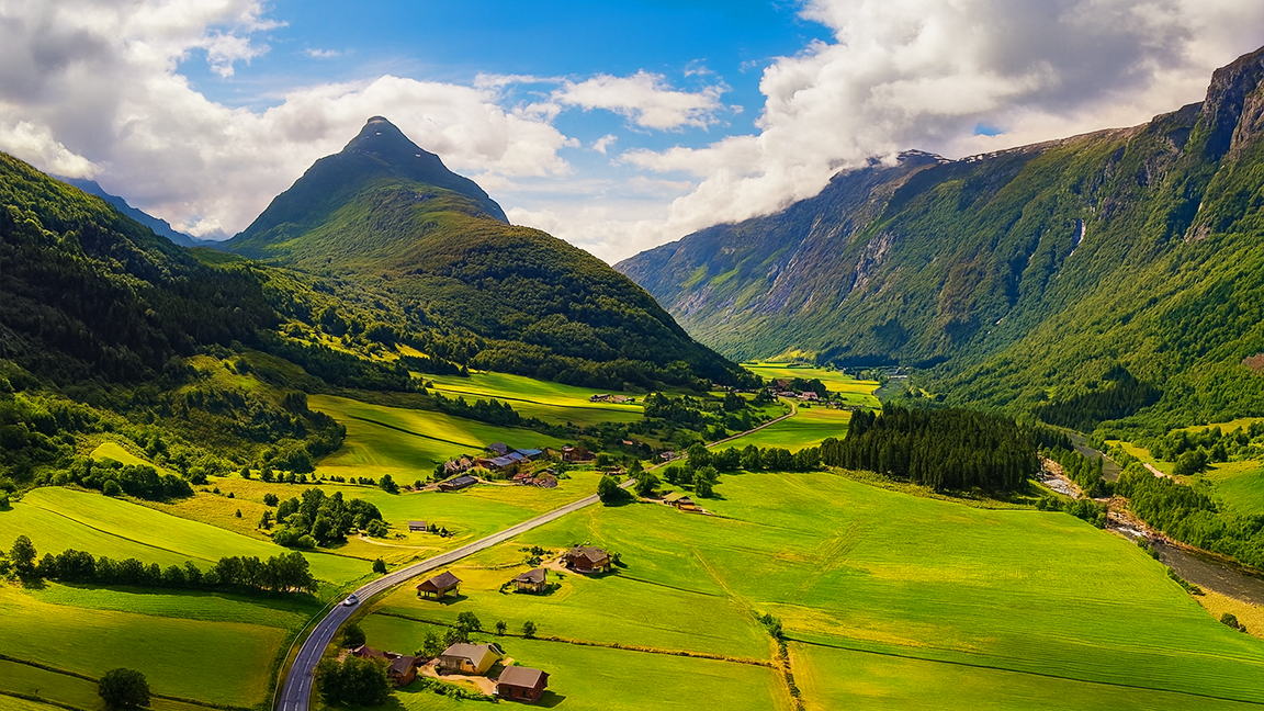 Scenic Roads of Rural Norway