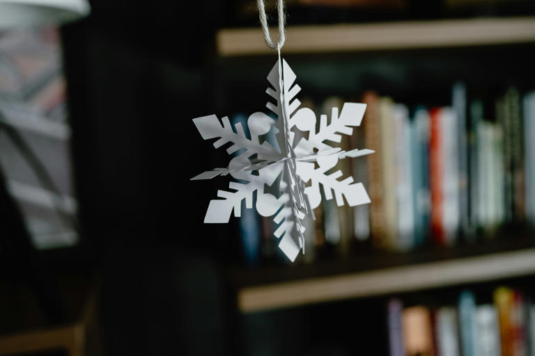 12. Copos de Navidad artificiales grandes