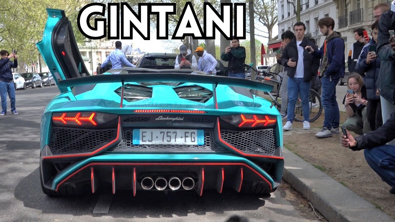 Il a calmé tout le monde avec son Aventador SV GINTANI 🔥