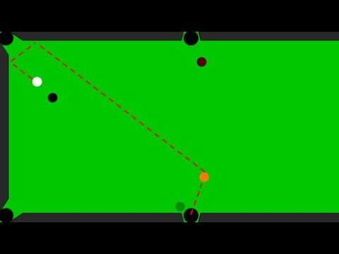 AI learns to play pool