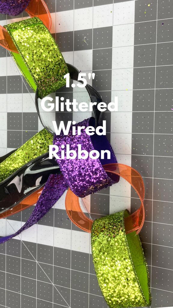 Childhood paper chain garland gets a ribbon makeover