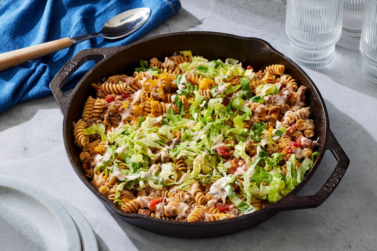 a recipe photo of the Cheeseburger Casserole