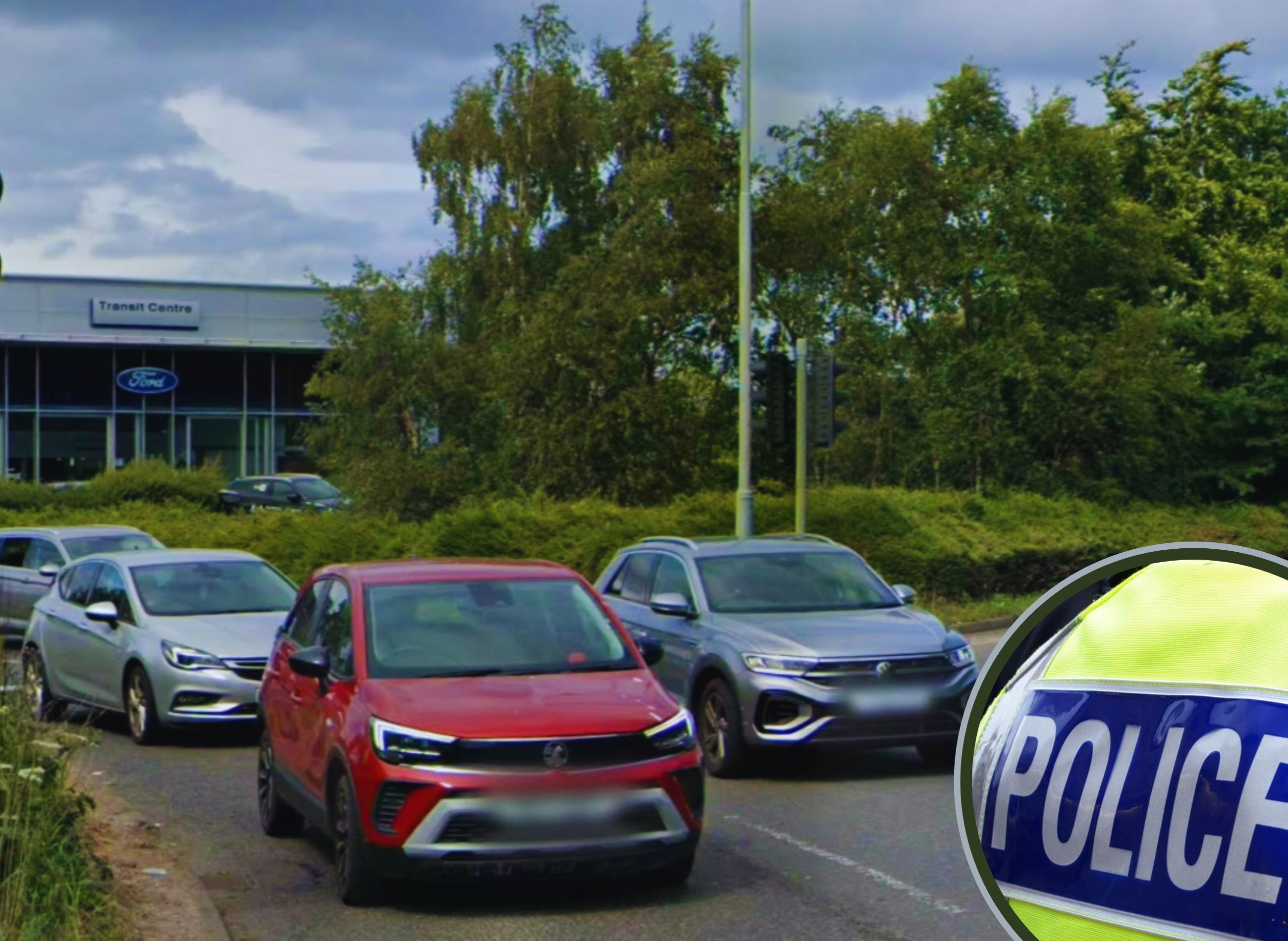 Edinburgh road closed and man in hospital after Calder Roundabout crash