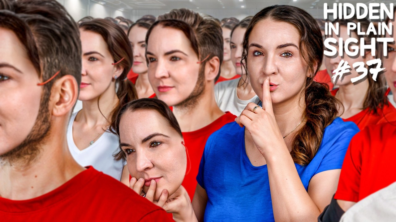 You'll never guess where she's hiding