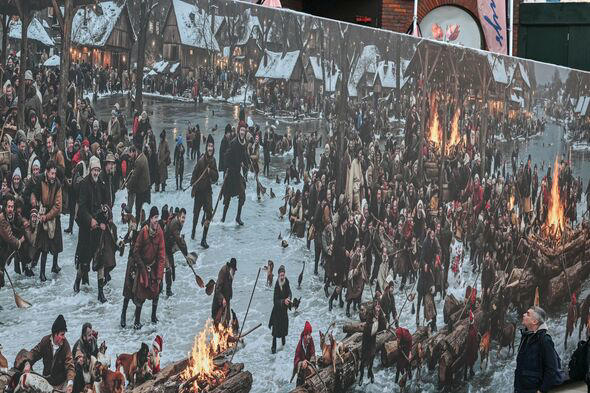 Christmas mural urgently removed after serious errors pointed out