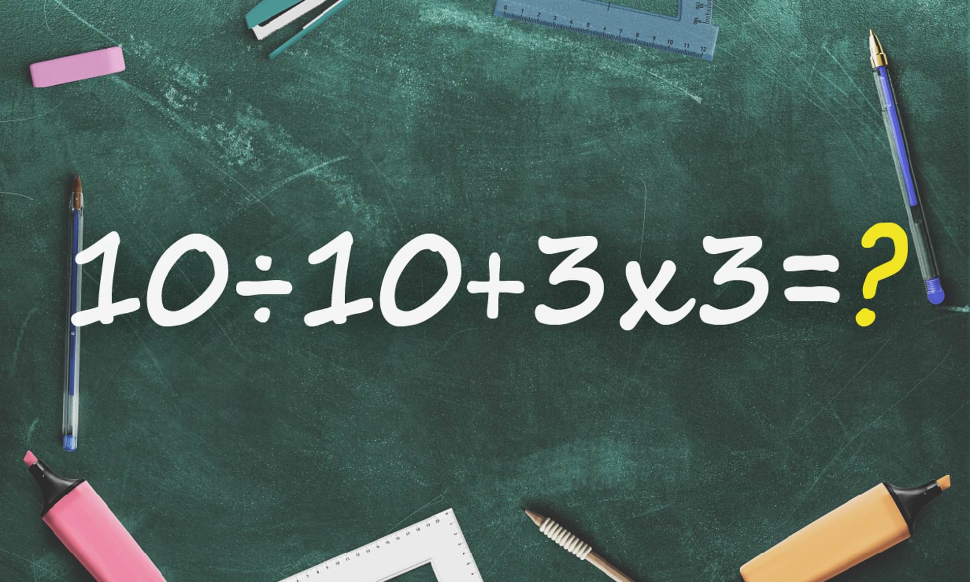 Simple-looking math equation leaves people confused - can you solve it ...
