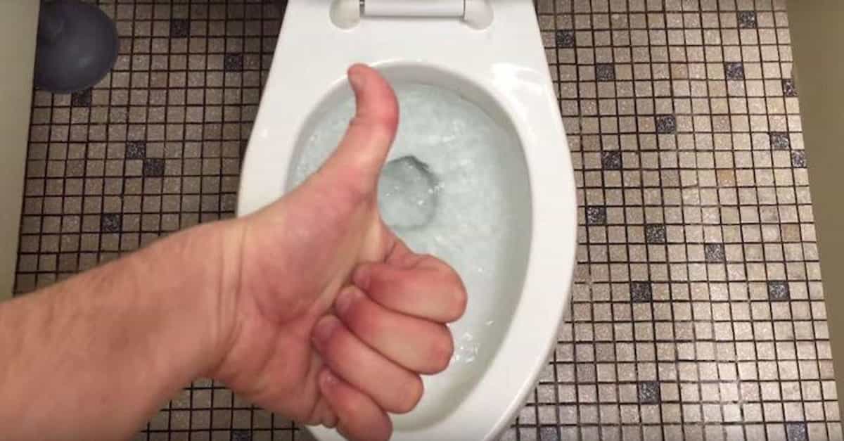 Weird things that happen after you flush the toilet