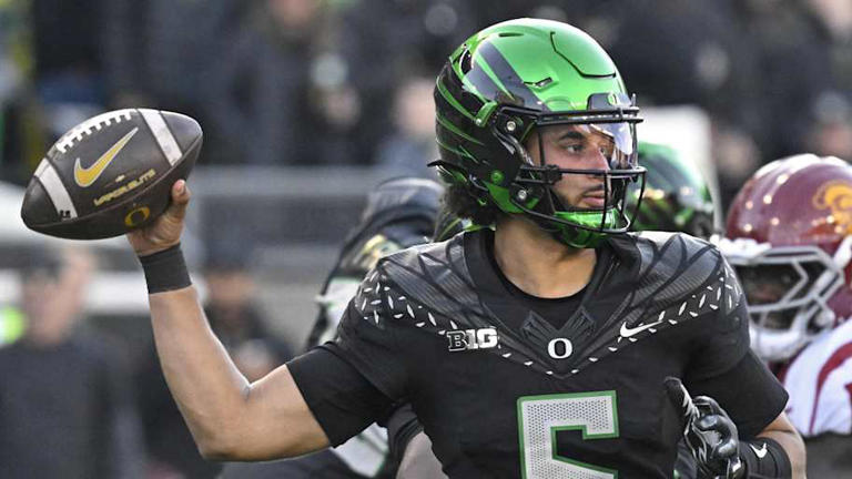 Oregon Quarterback Dante Moore Gets Real About Offensive Line Injuries