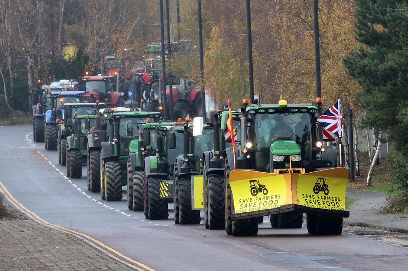 Farmers hold Newcastle tractor convoy in protest over 'cruel ...