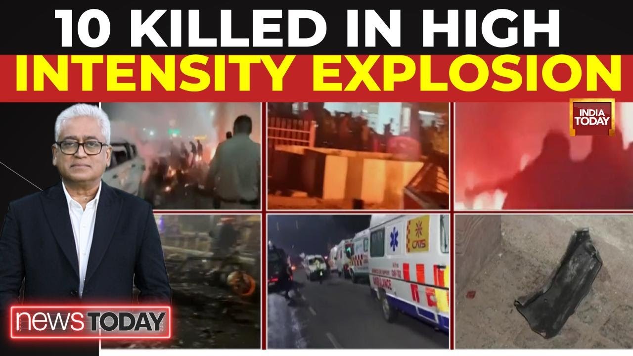 Delhi Blast Horror: 10 Dead as Van Explodes Near Red Fort, High Alert ...