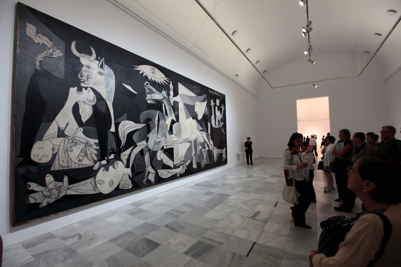 Pablo Picasso's Guernica in Reina Sofia National Art Museum