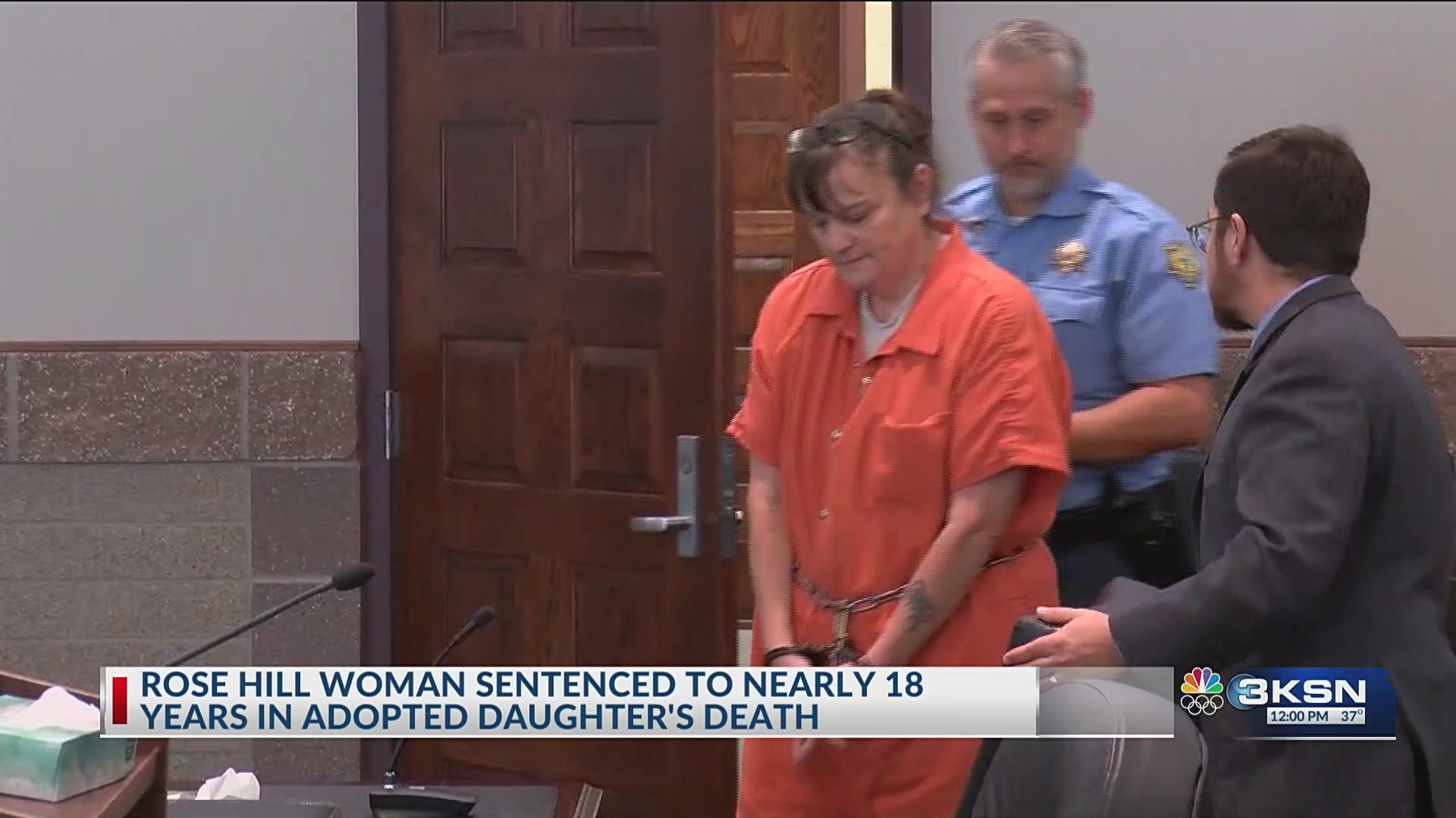Rose Hill woman sentenced in adopted daughter's death