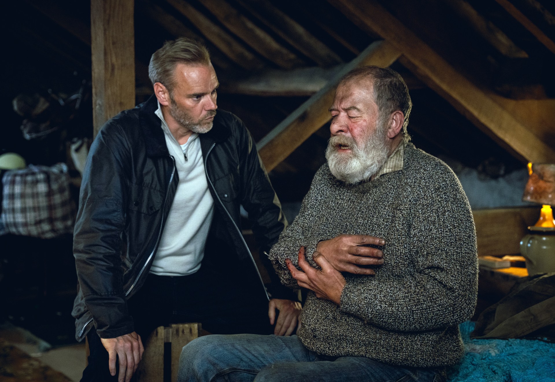 One of the slaves is Bear, Paddy’s dad (Picture: ITV)