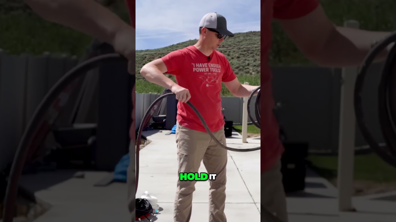 Hack for easy hose management: Master the over under technique