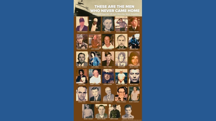 For whom the bell tolls: The 29 men lost on the Edmund Fitzgerald, 50 ...