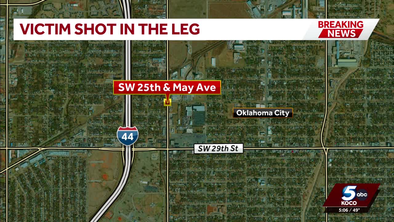 OKC police take suspect into custody after person was shot in leg