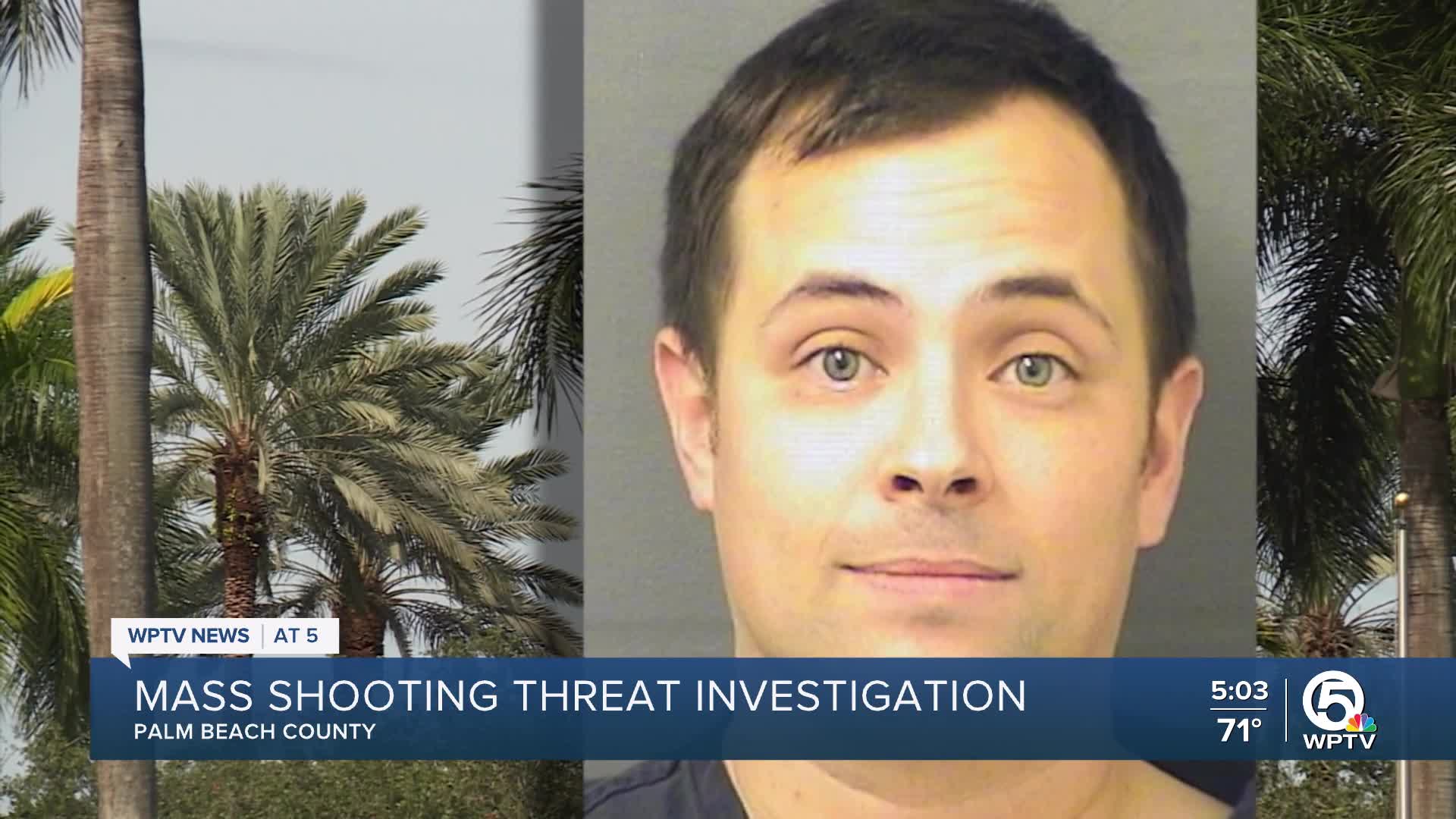 Palm Beach Gardens man accused of posting mass shooting threats